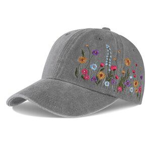 Embroidered Baseball Cap Adjustable Fit Soft Breathable Hats Unisex Casual Style